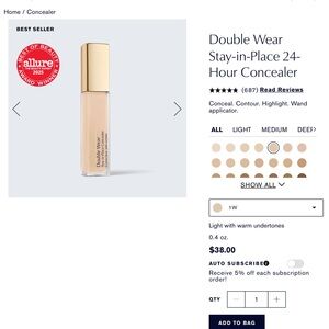 Estee Lauder Double Wear Concealer 1W
